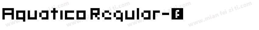 Aquatico Regular字体转换